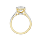 3.33ct Princess Certified Lab Diamond Ring