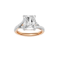 3.33ct Radiant Certified Lab Diamond Ring