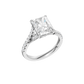 3.33ct Radiant Certified Lab Diamond Ring