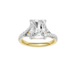 3.33ct Radiant Certified Lab Diamond Ring