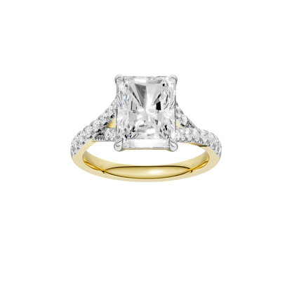 3.33ct Radiant Certified Lab Diamond Ring