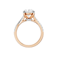 3.33ct Oval Certified Lab Diamond Ring