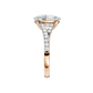3.33ct Oval Certified Lab Diamond Ring