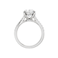 3.33ct Oval Certified Lab Diamond Ring