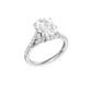 3.33ct Oval Certified Lab Diamond Ring