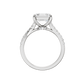 3.33ct Asscher Certified Lab Diamond Ring