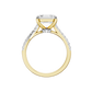 3.33ct Asscher Certified Lab Diamond Ring