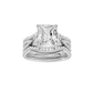 3.62ct Radiant Certified Lab Diamond Ring