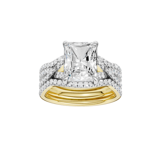 3.62ct Radiant Certified Lab Diamond Ring