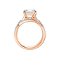 3.62ct Asscher Certified Lab Diamond Ring
