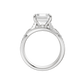 3.62ct Asscher Certified Lab Diamond Ring