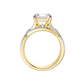 3.62ct Asscher Certified Lab Diamond Ring