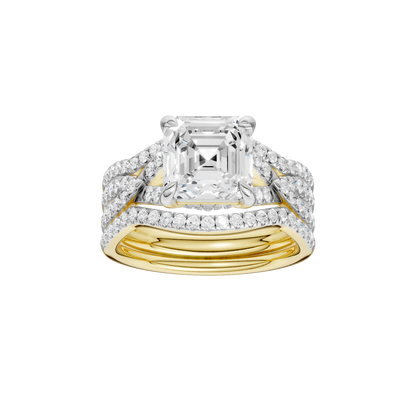 3.62ct Asscher Certified Lab Diamond Ring