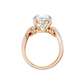 4.33ct Pear Certified Lab Diamond Ring