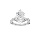 4.33ct Pear Certified Lab Diamond Ring