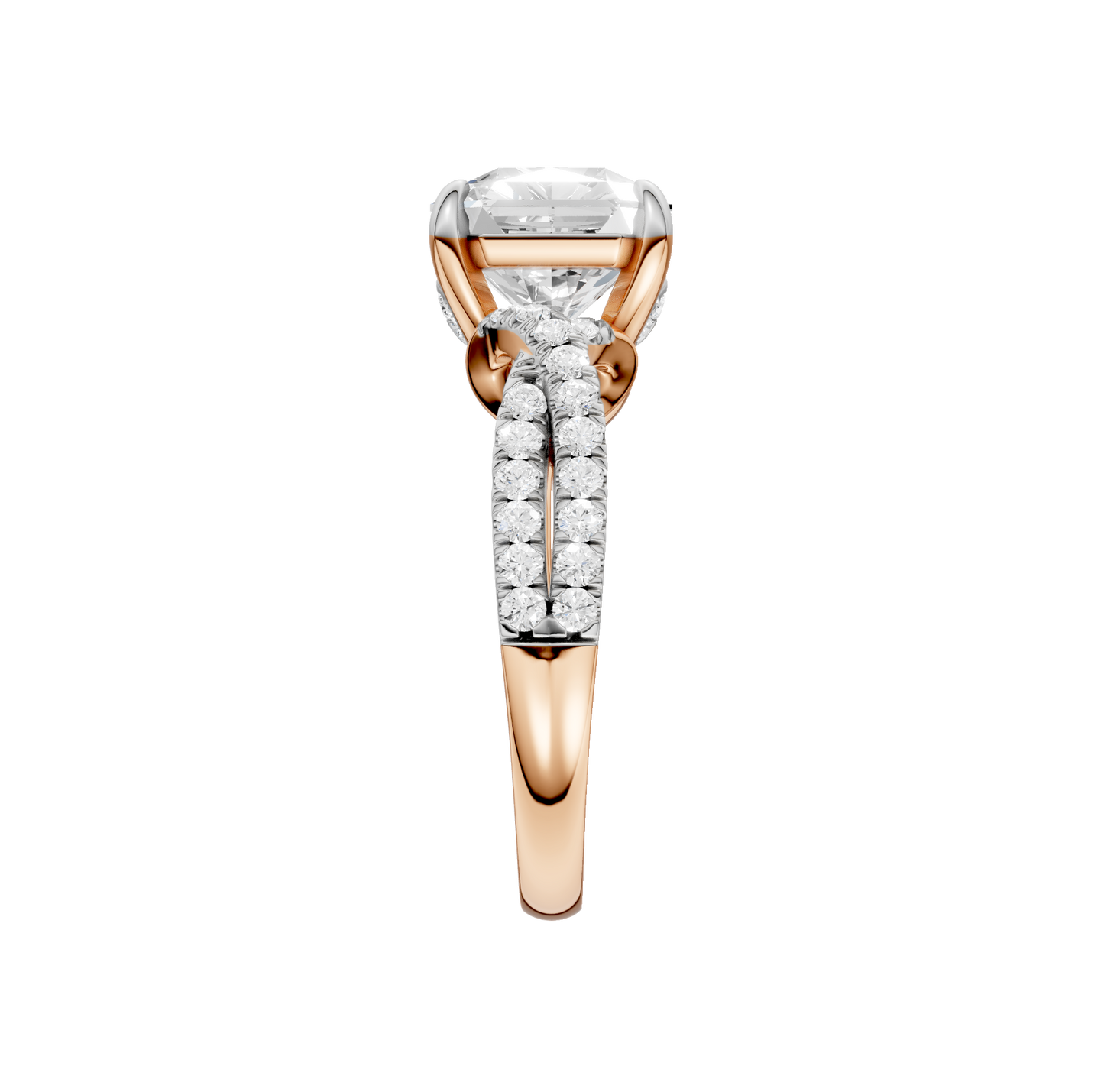 4.33ct Asscher Certified Lab Diamond Ring