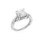 4.33ct Asscher Certified Lab Diamond Ring