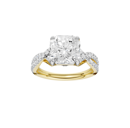 4.33ct Asscher Certified Lab Diamond Ring
