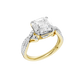 4.33ct Asscher Certified Lab Diamond Ring