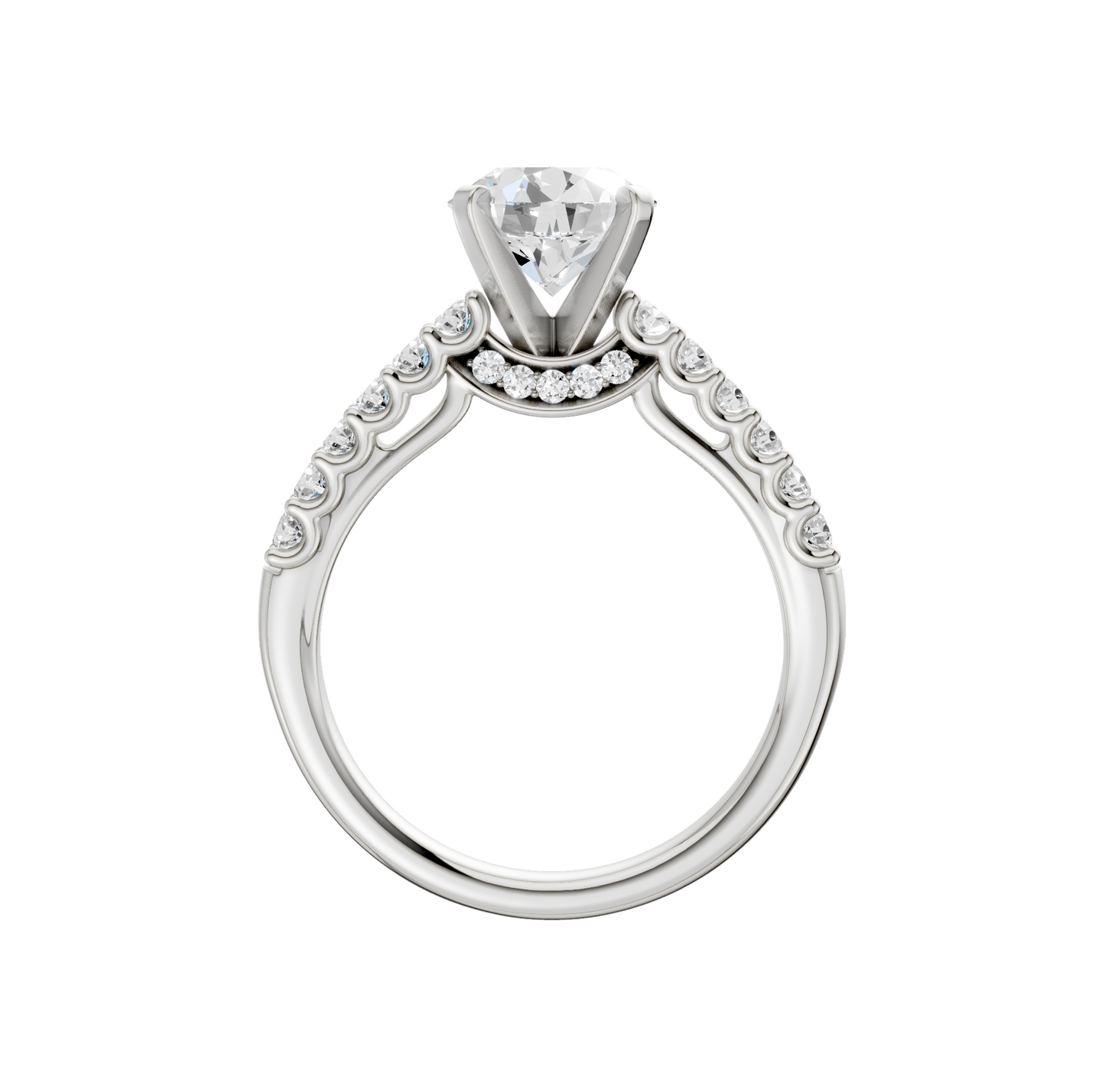 2.50ct Round Certified Solitaire Lab Diamond Ring