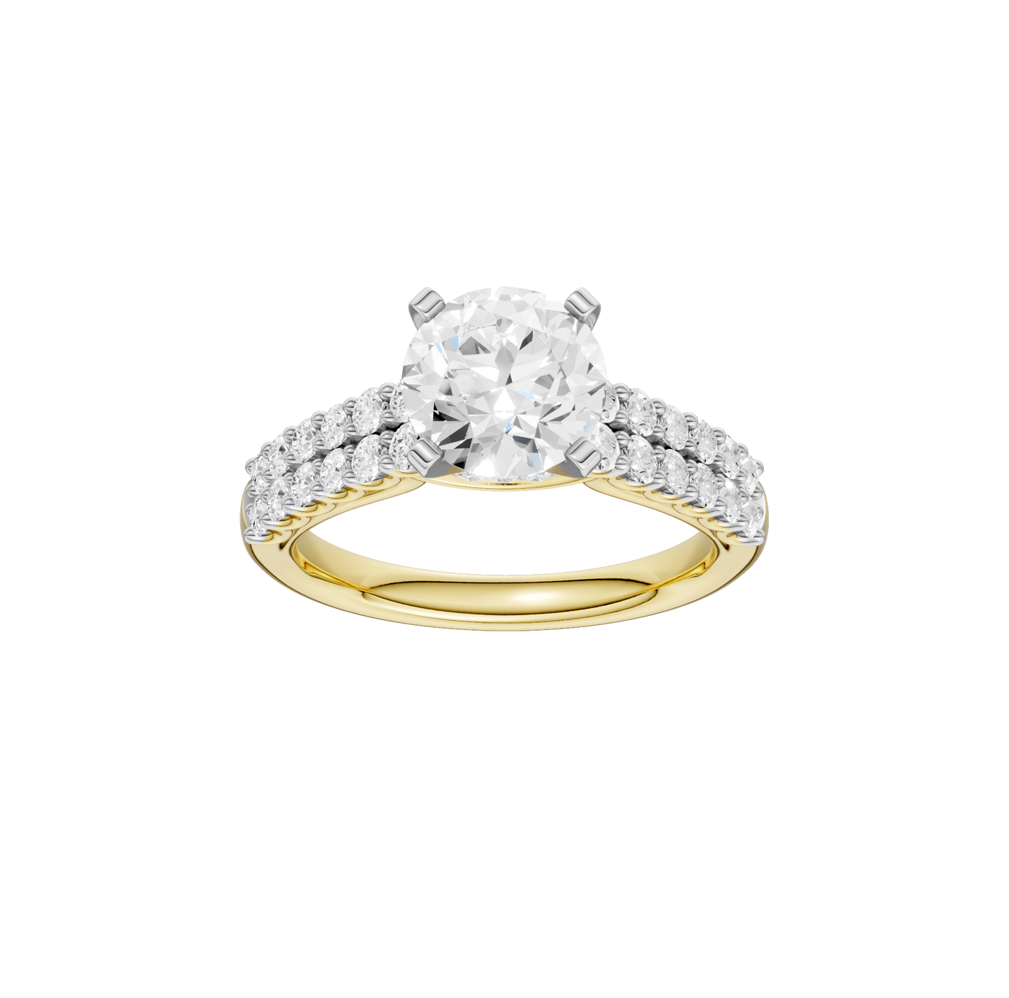 2.50ct Round Certified Solitaire Lab Diamond Ring