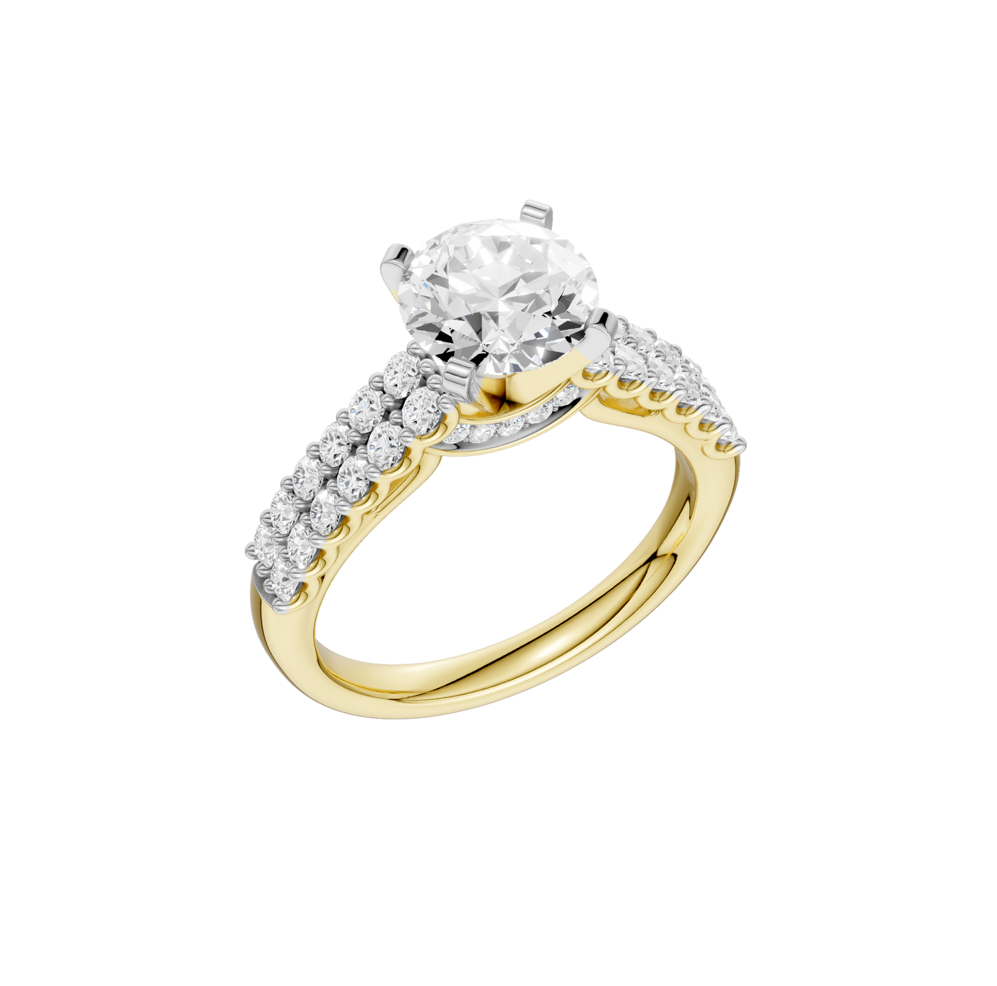 2.50ct Round Certified Solitaire Lab Diamond Ring