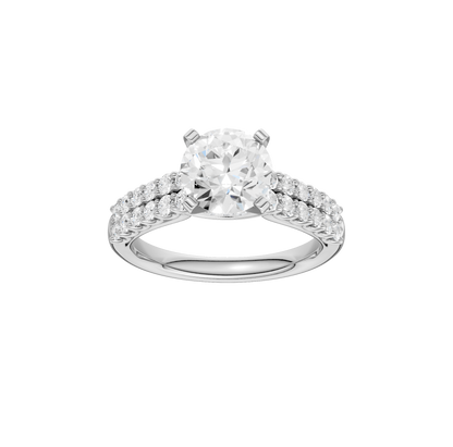 2.50ct Round Certified Solitaire Lab Diamond Ring