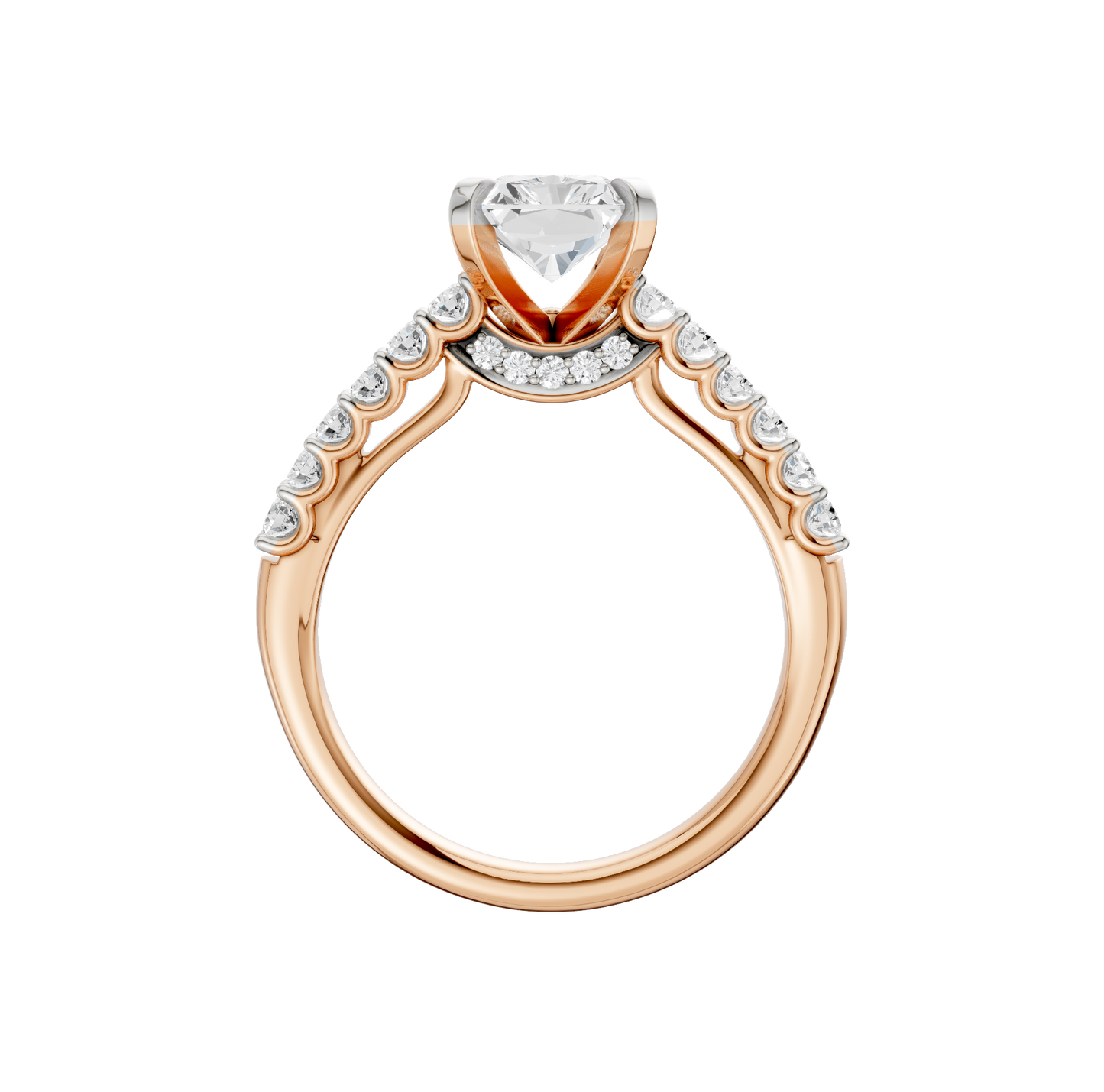 2.50ct Radiant Certified Solitaire Lab Diamond Ring