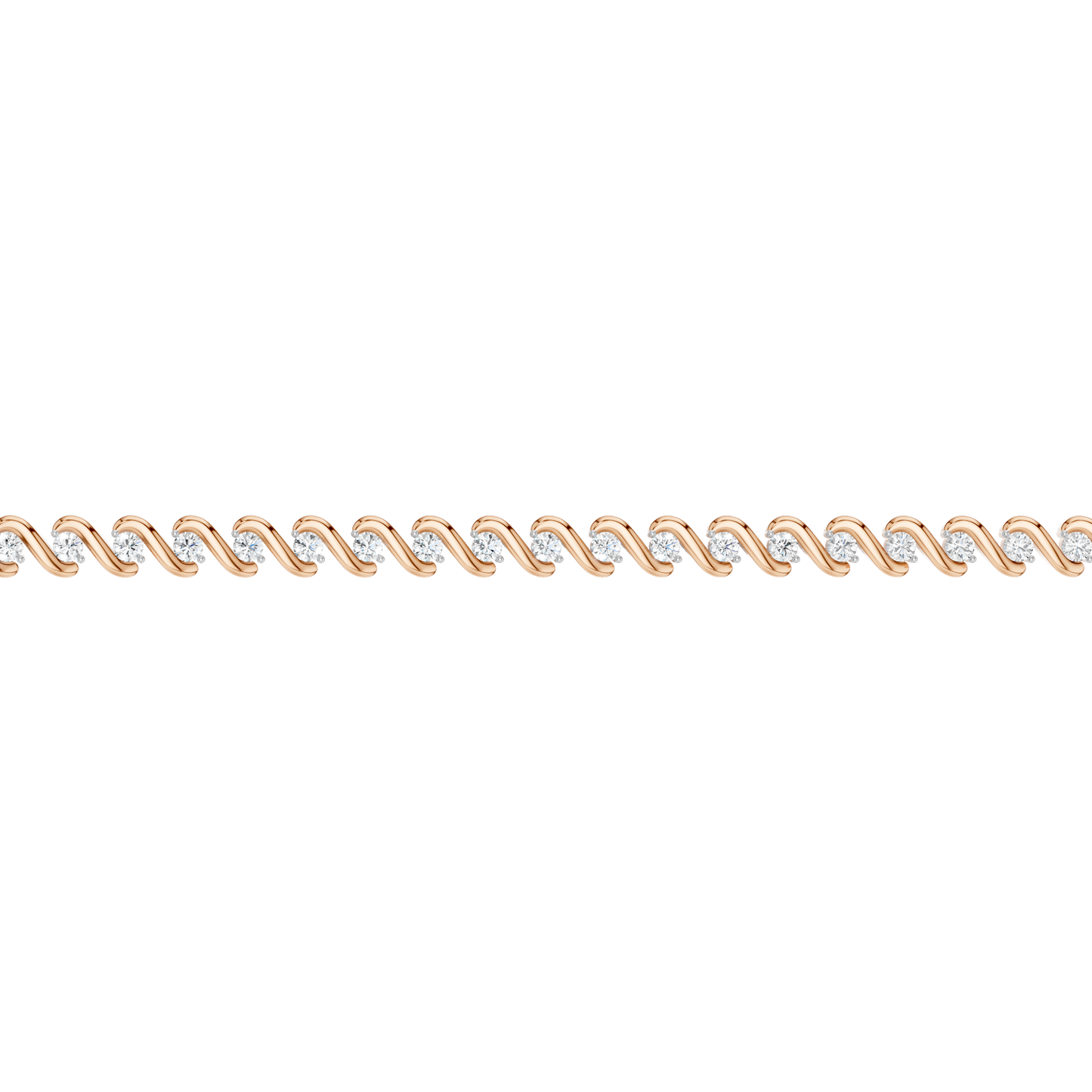 2.00ct Round Certified Lab Diamond Bracelet