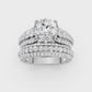 3.50ct Round Certified Lab Diamond Ring