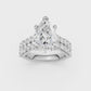 5.50ct Pear Certified Lab Diamond Ring