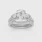 2.40ct Elongated Cushion Certified Lab Diamond Ring