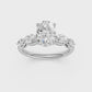 2.10ct Oval Certified Lab Diamond Ring
