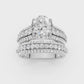 3.50ct Oval Certified Lab Diamond Ring