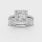 2.75ct Pear Certified Single Halo Lab Diamond Ring