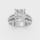 3.75ct Radiant Certified Lab Diamond Ring