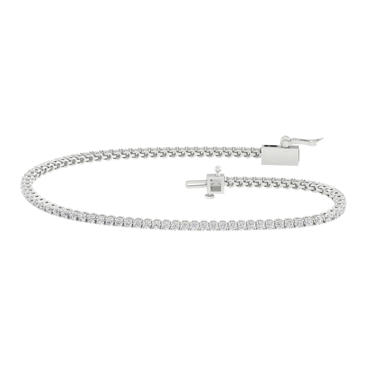 Lab Diamond Tennis Bracelet 2 ctw